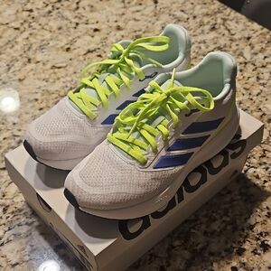 Adidas Kids Shoes - White and Blue